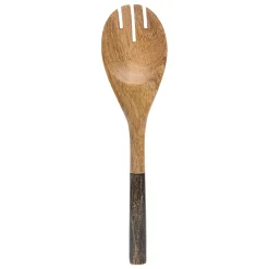 Set de 2 cubiertos AVA negro de madera mango