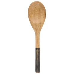 Set de 2 cubiertos AVA negro de madera mango