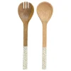Set de 2 cubiertos para ensalada INAYA verde