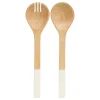Set de 2 cubiertos para ensalada INAYA blanco