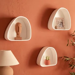 Set de 3 estantes SIEN mdf blanco