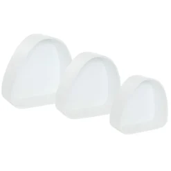Set de 3 estantes SIEN mdf blanco