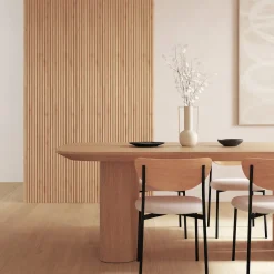 Set de 2 paneles decorativos ALCOV beige 240cm