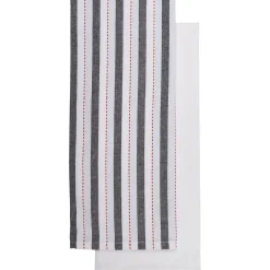 Set de 2 paños de cocina CHARLIZE negro 50x70cm