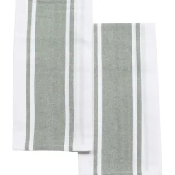 Set de 2 paños de cocina LENA verde 50x70cm
