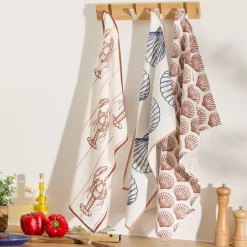 Set de 3 paños de cocina OCEANIA 45x70cm