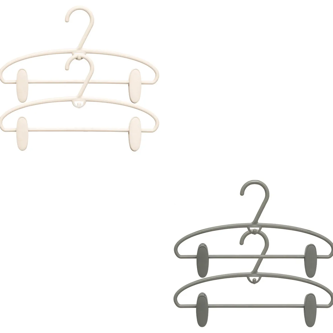 Set de 4 perchas 21,5 cm