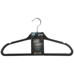 Set De 5 Perchas De Goma