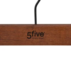 Set De 2 Perchas De Madera Con Pinzas