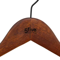 Set De 2 Perchas Vintage De Madera