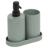 Set de 3 piezas wc ESSENTIELS verde