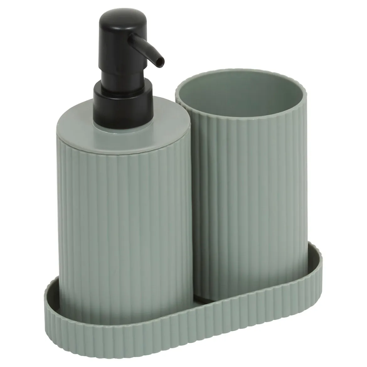 Set de 3 piezas wc ESSENTIELS verde