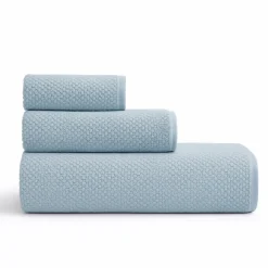 Set de 3 toallas de baño ALIZEE azul