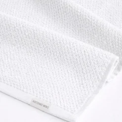 Set de 3 toallas de baño ALIZEE blanco