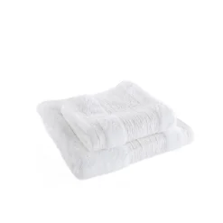 Set de 2 toallas de baño NUR blanco