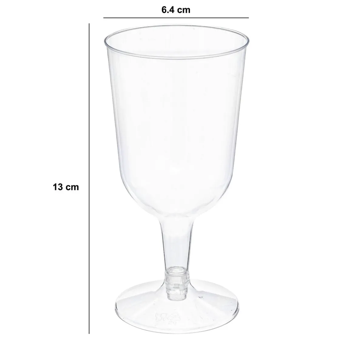 Set de 12 vasos reutilizables 15cl