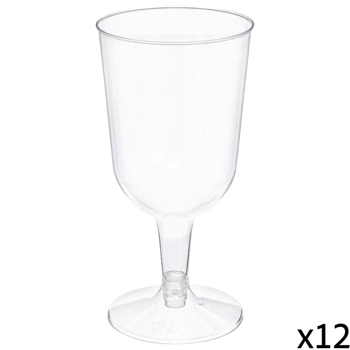 Set de 12 vasos reutilizables 15cl