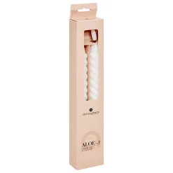 Set de 2 velas TWIST ALOE 22cm LED