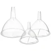 Set 3 Embudos De Plástico Transparente