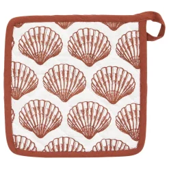 Set guante y manopla de cocina OCEANIA terracota