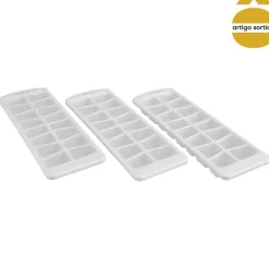 Set 3 Moldes Cubitos De Hielo Surtidos