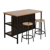 Set mueble y 2 taburetes MAISIE