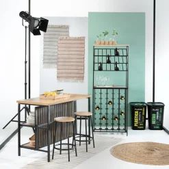 Set mueble y 2 taburetes MAISIE