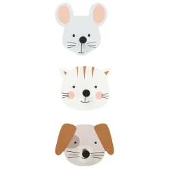 Set 3 Percheros Animales