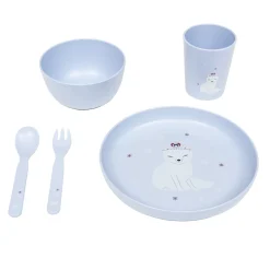 Set 5 Piezas De Vajilla Con Zorro Snow