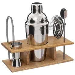 Set 6 Piezas Para Cocktail De Acero Inoxidable