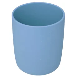 Set 4 Piezas Vajilla Infantil Azul De Silicona