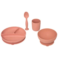 Set 4 Piezas Vajilla Terracota De Silicona