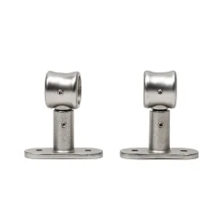Set 2 Soportes Simples D20 50Mm