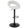 Set 2 taburetes bar SASHA gris 103cm