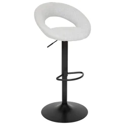Set 2 taburetes bar SASHA gris 103cm