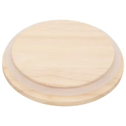 Set 3 tarros de vidrio con tapa de madera