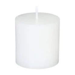 Set 4 Velas Rústicas Blancas 4.5Cm