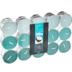 Set 30 Velas Tealight Aroma Coco