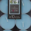 Set 10 Velas Tealight Aroma Flor Tiare