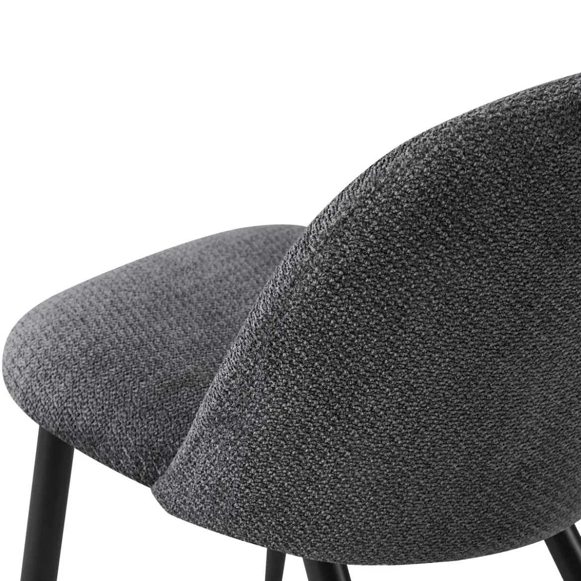 Silla ACCRA de tela gris