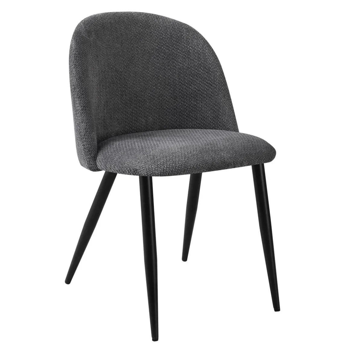 Silla ACCRA de tela gris