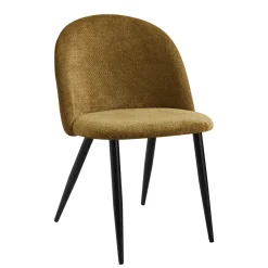 Silla ACCRA de tela ocre