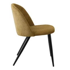 Silla ACCRA de tela ocre