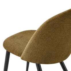 Silla ACCRA de tela ocre