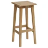Silla alta TIWI de madera de acacia