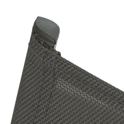 Silla apilable AXANT de aluminio marrón
