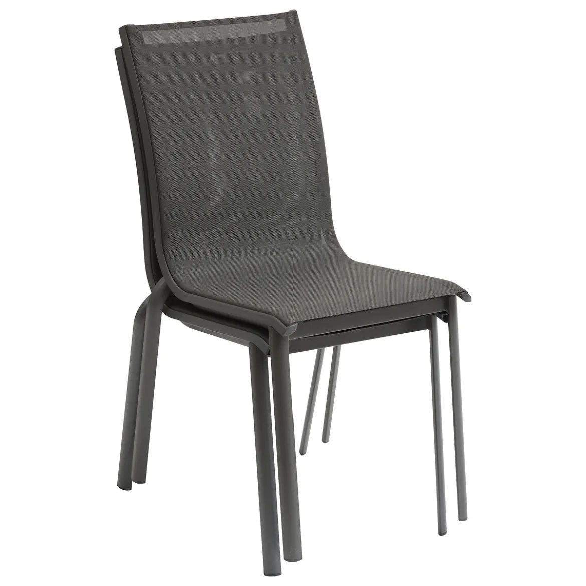 Silla apilable AXANT gris oscuro