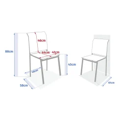 Silla apilable ESSENTIA beige