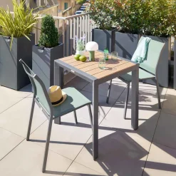 Silla apilable ESSENTIA verde