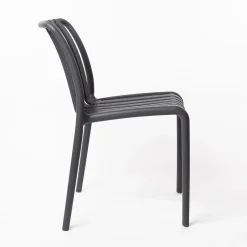 Silla Apilable Gris Antracite